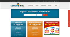 Desktop Screenshot of domainindia.org